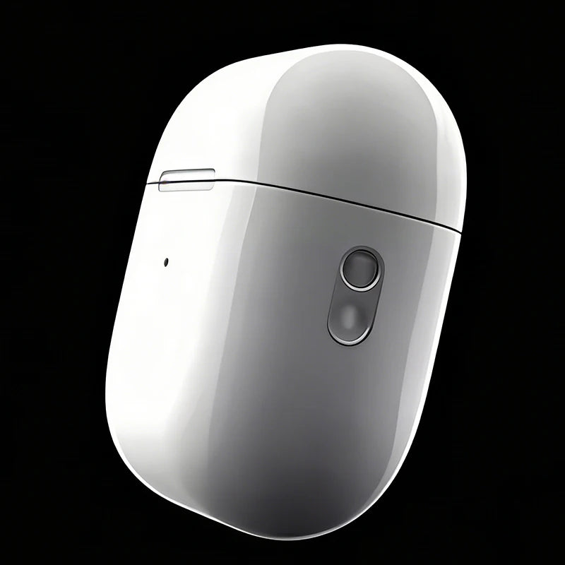 AT2-Wireless headphones with noise cancellation, in-ear type, equipped with a charging case, high-fidelity stereo sound.