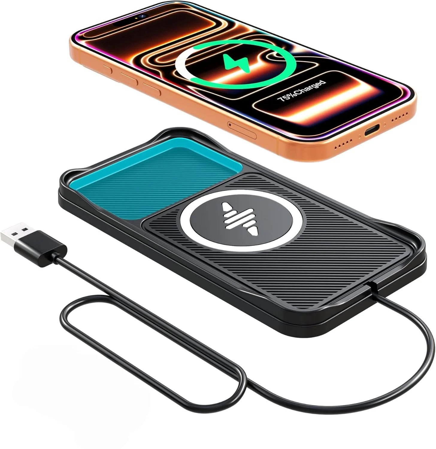 Wireless Car Charger,Charging pad Non Slip 15w Fast Charger for Car Wireless Phone Charger for iPhone17/ 16/15/14/13/12 Pro Max